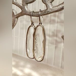 Banana Republic Gold and Glass Earrings